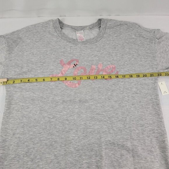 No Boundaries LOVE Sequin Women’s Pullover Sweatshirt – Size Large or 2XL - Picture 13 of 16